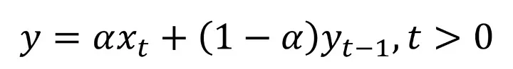Basit üstsel düzeltme (single exponential smoothing) formülü