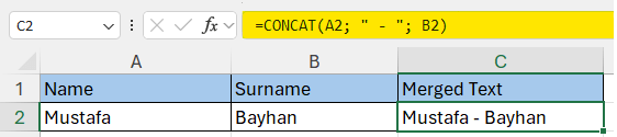 What is concat formula? How to use concat formula in excel?